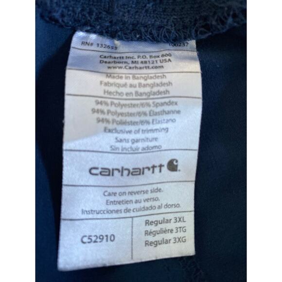 Carhartt Women Force Cross-Flex Scrub Pants Sz 3XL - Picture 7 of 11